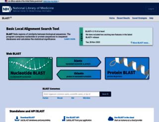 ncbi nlm nih gov blast.
